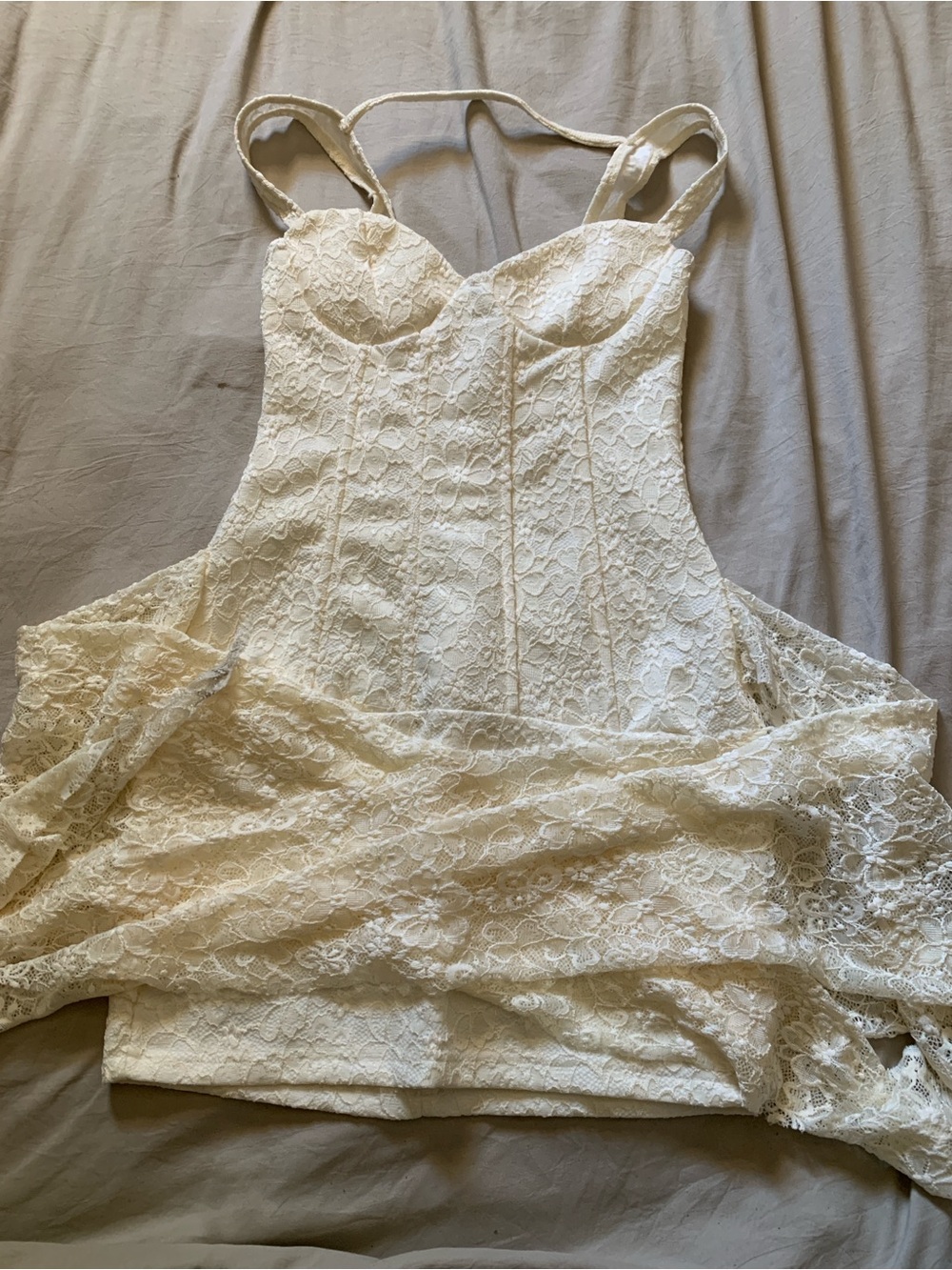 LACE MINI DRESS ‼️